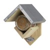 MAISONICA Peanut Butter Feeder With Zinc Roof Fsc 100% -
