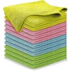 USANOOKS Microfiber Cleaning Cloth - 12Pcs 12.5x12.5 inch High Performance