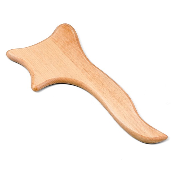 Nuanchu Wooden Massage Tool Wooden Scraper Massage Tools Lymphatic Drainage Tool Anti Cellulite Massage Tool for Back, Legs, Arms, Massage Soft Tissues