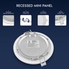 LUXRITE 6 Inch Canless Spotlight, LED Recessed Lighting, 5CCT 2700K-5000K,