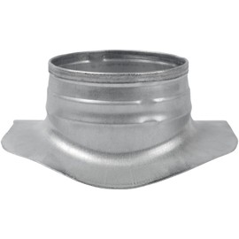 Repa Market Round Saddle Take Off for 10'' Inch Duct - 4'' Outlet Branch Extension - 90 Degree Splitter - Vent Duct Transition - Round Easy-Fit Galvanized Steel HVAC Takeoff Ducting, Gray