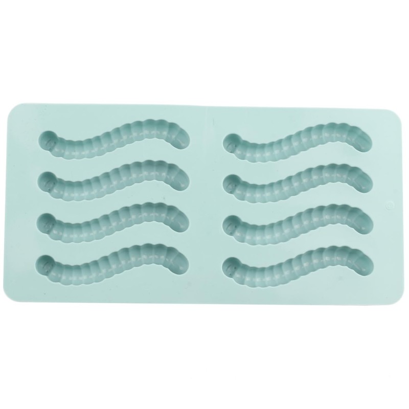 EPYHREHM Silicone Gummy Worm Molds For Chocolate Candy Set Of