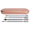 4pcs Stainless Steel Nail Cuticle Pusher Cuticle Trimmer Remover Set