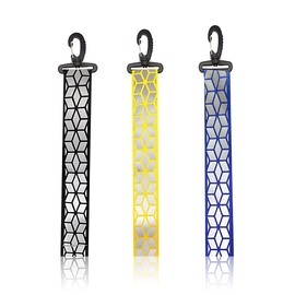 NHPY Pack of 3 reflector pendants, reflective pendants, reflector pendants, school bag reflector, running reflectors, reflector children, reflective key fob