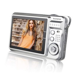 Stanlamp Digital Camera Smart Automatic 21M Pixels Children Digital Camera 2.7 inch Color Display Card Style Photo Video Record HD 8X Zooming for Kids