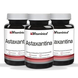 Vitaminica Astaxantina 20mg 90 Cápsulas Pack 3 Antioxidante