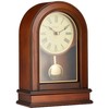 Bulova B7467 Hardwick Mantel Clock | Traditional Hardwood Case with