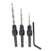 FTG USA Adjustable Wood Countersink Drill Bit Set #6#8#10 Set