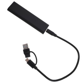 CIYODO 1set Aluminum Ssd Enclosure Reader Type-c USB Adapter Supports Uasp Trim Dual Protocol Compatible Nvme Fast Data Transfer for External Storage