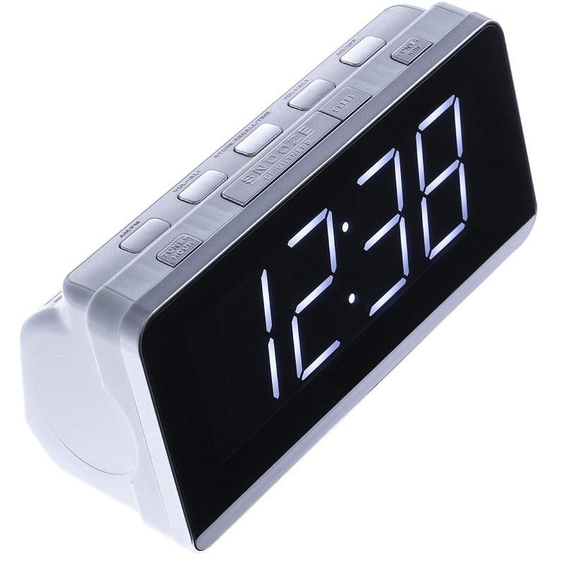CAMRY Alarmclock Radio Black and White, Multicolour, One Size