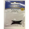 Darice Hair Clip 2/Pkg-Black 40mmx6mm