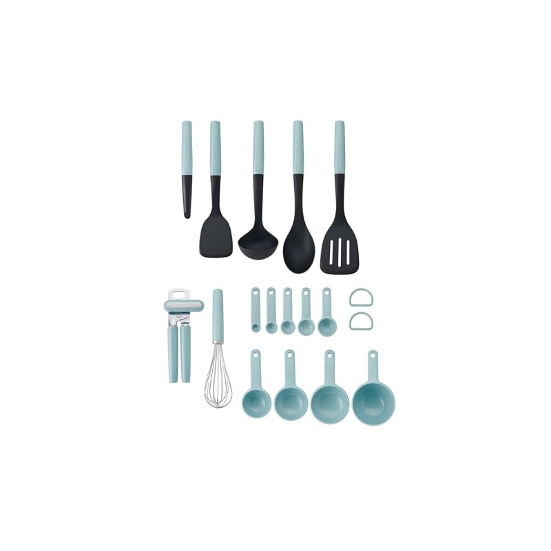 KitchenAid Universal Tool and Gadget Set, 16 Piece, Mineral Water