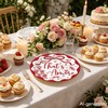 That's Amore Paper Plates, Thats Amore Party Decorations, Red and