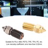 8Pcs 3D Printer Extruder Nozzle 0.4mm M6 Hotend Extruder Nozzle