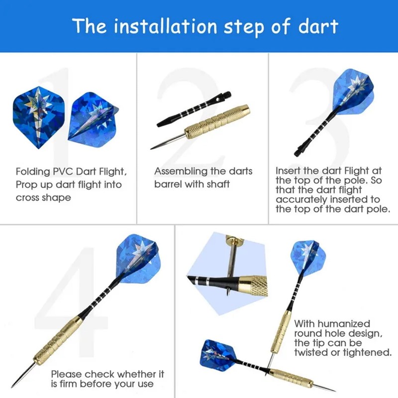 NOELAMOUR Hard Darts, Arrow Tips, Darts, Beginners, Practice Set, Beginner,