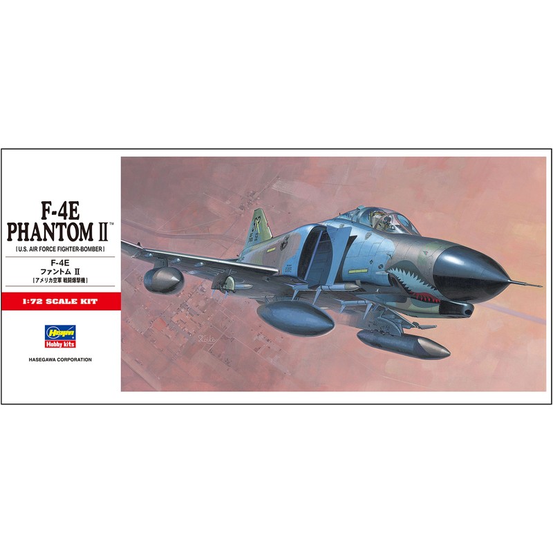 Hasegawa 1/72 US Air Force F-4E Phantom II Plastic Model