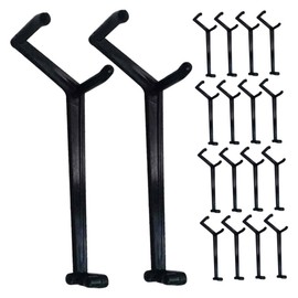 LALAFINA 40pcs Adjustable Plastic Branch Spreaders for Fruit Trees Twig Bending Clips for Limb Shaping and Improved Airflow Versatile Tree Branch Forming Tools for Apple Peach