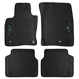 ecoMats All Weather Floor Mats Custom Fit for 2020 to 2025 Ford Escape, Front and Rear Set, Safety Locks, Odorless