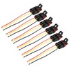Saihisday 6 Pcs Pulse Power Plug Pigtail Connector Replacement for
