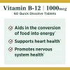 Natures Bounty Vitamina B12 X 60 Tabletas