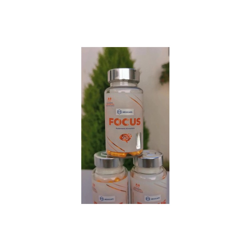 Suplemento Natural Focus 90 Cápsulas Para La Concentración