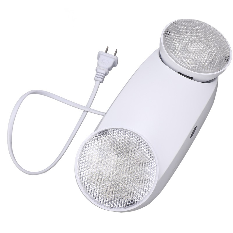 LED Emergency Light Two Head Adjustable Commercial Emergency Lighting Fixtures