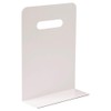 Lihit Lab A7351-0 Bookend Bookend, High Type, Magnet, L-Shaped, White