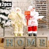 Santa Claus Plush Doll for Christmas Decor – 30cm Festive