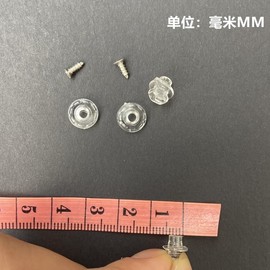 Universal 2 Pairs 4MM Helmet Visor Pins, Anti Fog Insert Pins Compatible with AGV, SHOEI, GXT, ARAI,BELL, SEDICI, HJC,ETC Helmet Visors(PIN 1)