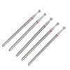 50pcs Nail Drill Bits Rotatable High Strength Emery Gel Nail