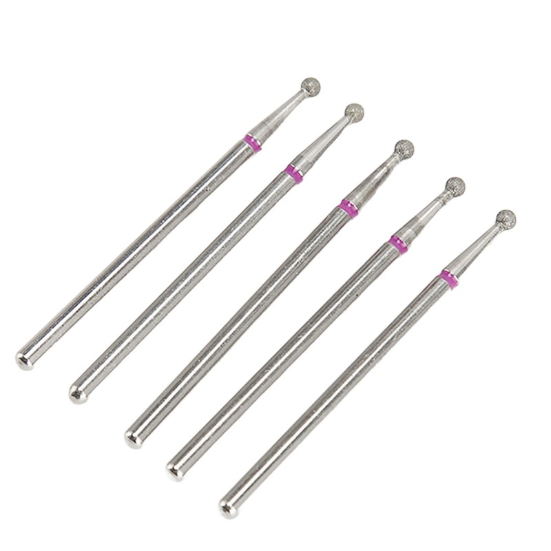 50pcs Nail Drill Bits Rotatable High Strength Emery Gel Nail