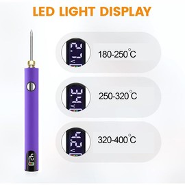 Soldering Pen Battery LCD 2.7V/3.4V/4.2V, Rechargeable Thread Burner kit