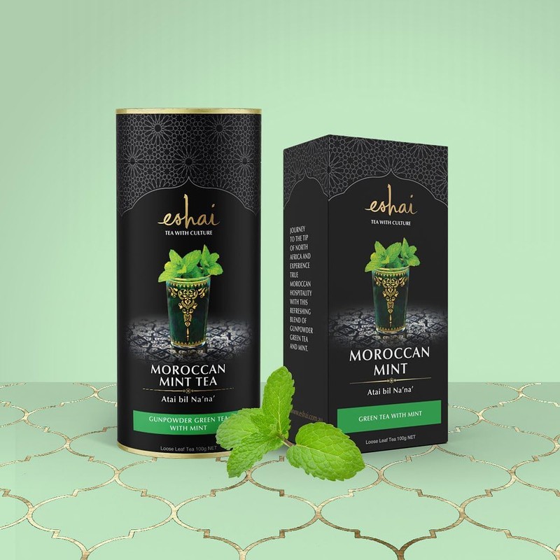 Eshai Moroccan Mint Tea (Atai bil Na'Na) - Green Tea