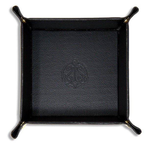 SIVEL + SHARP Vegan Leather Valet Tray - Embossed Catchall