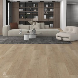 HOLNURY Coastal Living Supreme 8.67" x 5" x 0.28" Luxury Vinyl Plank Flooring Tile - Waterproof, Easy Click Lock, 20mil Wear Layer, Embossed, Newport Oak Look - Sample