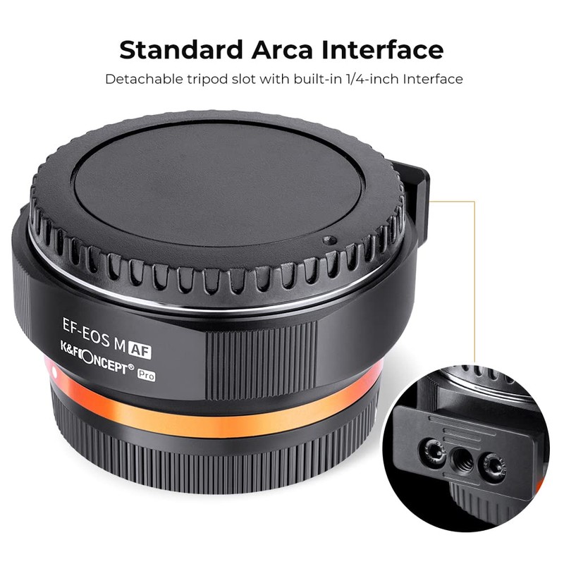 K&F Concept EF to EOS M Mount Adapter Auto Focus