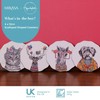 Mikasa x Tipperleyhill Coasters, 4pc Coaster Set with Scalloped Design,