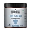 Lion's Mane Mushroom Powder (120 Servings), USDA Organic, No Mycelium