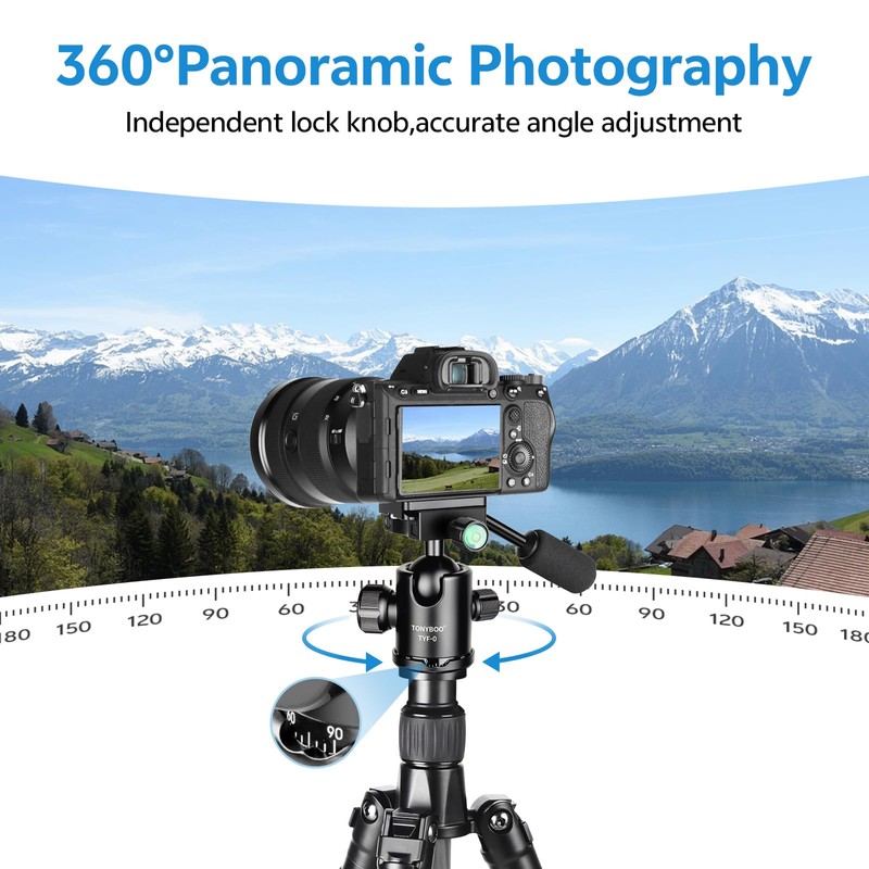 TONYBOO TYF-0 Ball Head with Handle,Camera Tripod Ball Head with