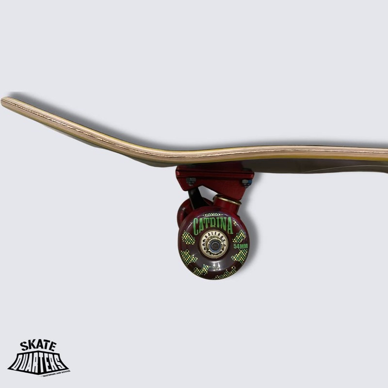 Skate Quarters Baleros Catrina Dorado Blanco ABEC 9 Set de