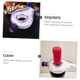 Ciieeo 1Pc Creative Wine Decanter Fast Aerator for Enhanced Flavor Wine Accessory for Home Use for Bottles Unique Design for Effortless Pouring