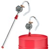 Sutekus Rotary Drum Pump, 15-55 Gallon, for Fuel Transfer (Kerosene,