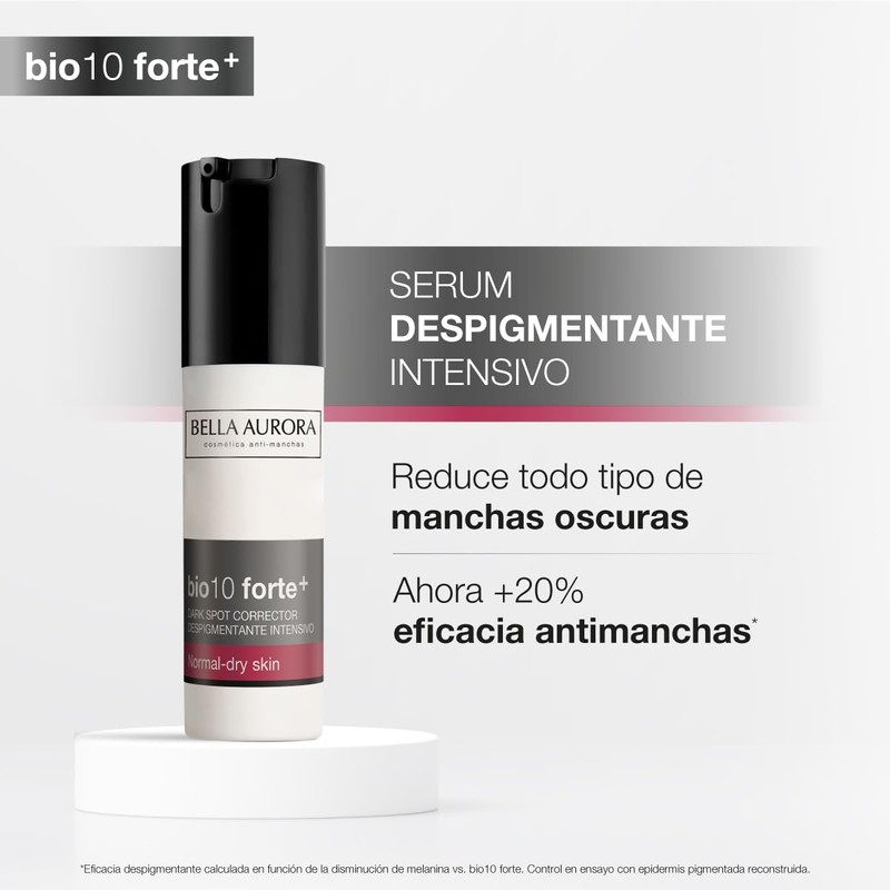 Bella Aurora BIO10 FORTE+ Haarentfernungsserum für trockene Haut, entfernt dunkle