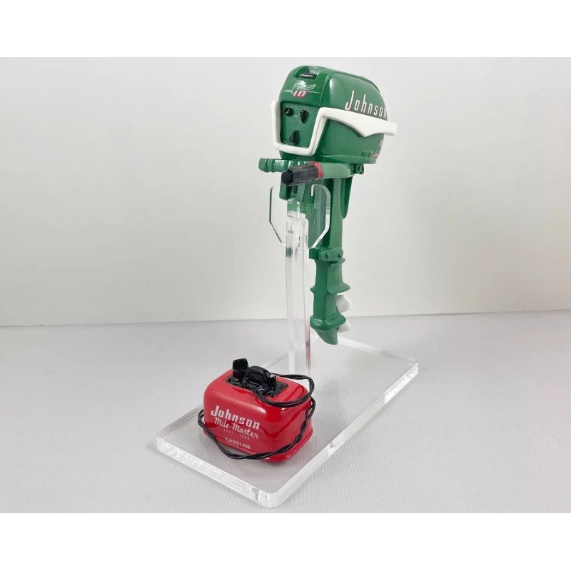Blackway Boat Models Miniature Outboard Motor, Green 1955 Johnson 10