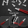 woshilaoDS 250 Pcs Closed End Crimp Connectors, 22-16/16-14/12-10 AWG Gauge