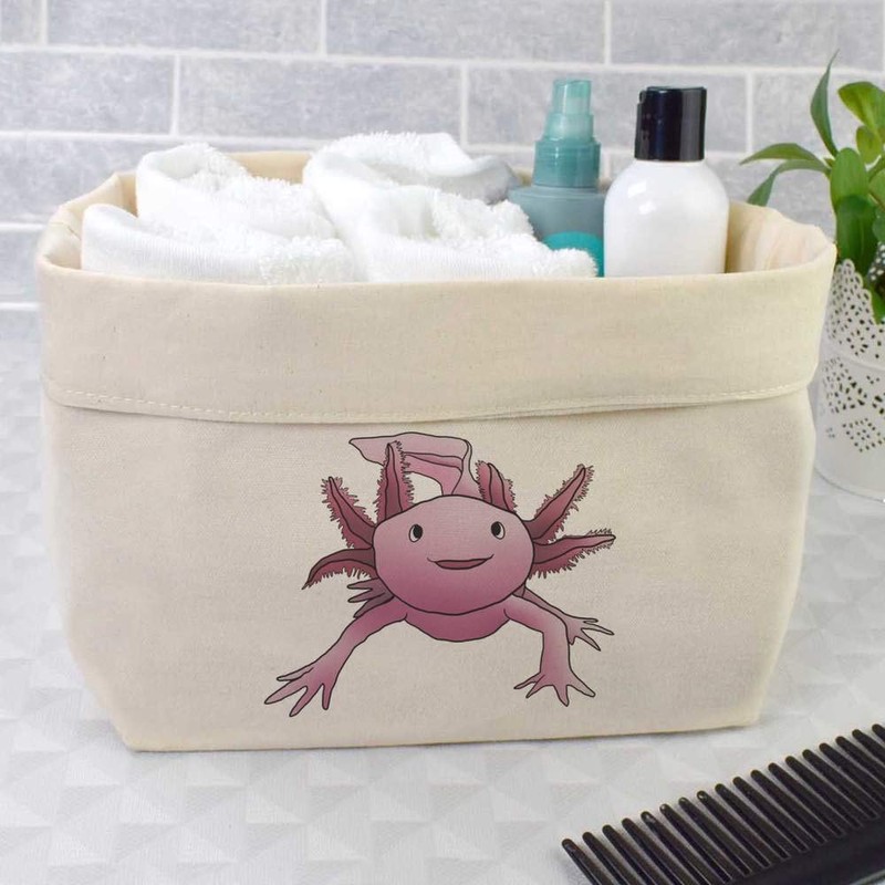 Azeeda Large 'Axolotl' Canvas Organiser/Storage Bag (OR00013985)