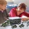 LovesTown 25 in 1 Green Military Big Truck Toys, Army