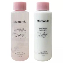Mamonde 마몽드 모이스처 320ml 스킨 + 에멀전 2종세트 대용량 스킨로션 여성용 화장품 [마몽드 모이스처 에멀전 320ml x 2개] Mamonde Moisture 320ml Skin + Emulsion 2-Type Set Large Capacity Skin Lotion Women's Cosmetics [Mamonde Moisture Emulsion 320ml x 2]
