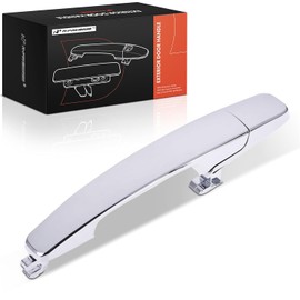 A-premium Manija Exterior para Puerta Delantera Derecha o Trasera Izquierda o Trasera Derecha Compatible con Ford Focus 2008 2009 2010 2011, Cromada, Reemplazo # 8S4Z5422088CA