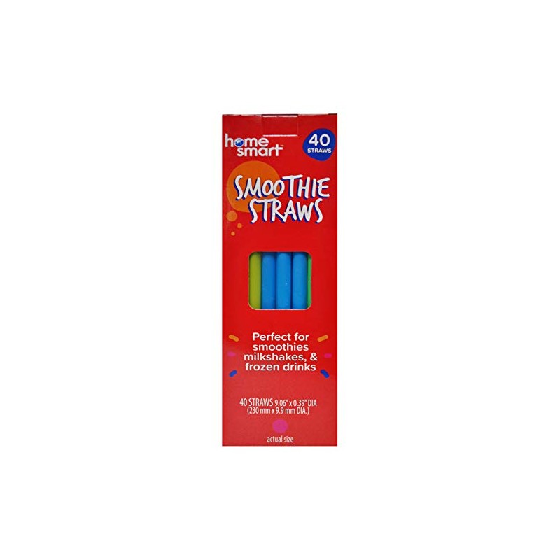 Home Smart Smoothie Straws 40Ct